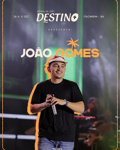 João Gomes no Réveillon Destino 2027 Itacimirim