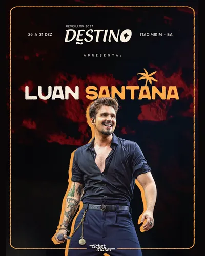 Luan Santana no Réveillon Destino 2027 Itacimirim